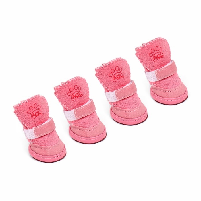 Ботинки Элеганс, набор 4 шт, размер 3 (подошва 5 х 4,2 см) розовые Ботинки Элеганс, набор 4 шт, размер 3 (подошва 5 х 4,2 см) розовые