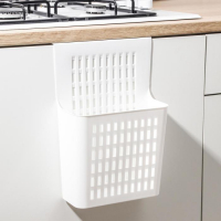 Корзина для хранения подвесная на дверцу, 25×13×36 см, цвет белый Корзина для хранения подвесная на дверцу, 25×13×36 см, цвет белый