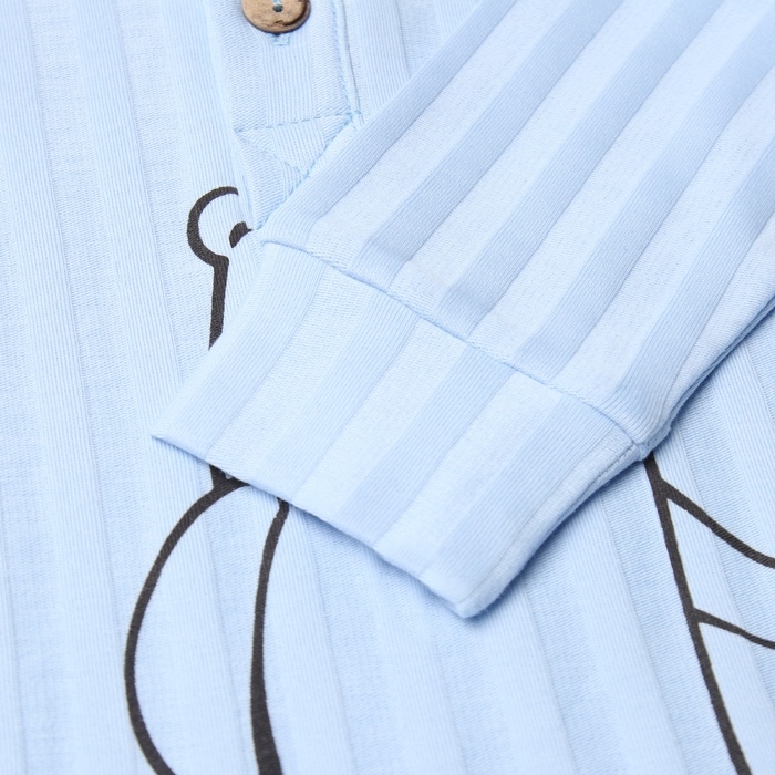 Лонгслив детский, цвет светло-голубой, рост 74 см Лонгслив детский, цвет светло-голубой, рост 74 см