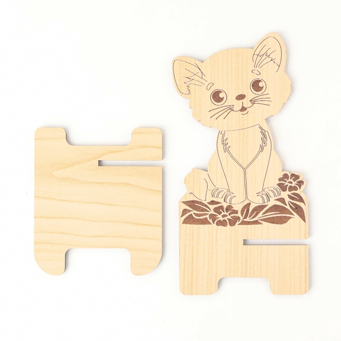 Подставка под телефон фигурная &laquo;Котик&raquo;