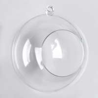 Заготовка - подвеска, раздельные части &laquo;Шар с отверстием&raquo;, диаметр собранного: 8 см