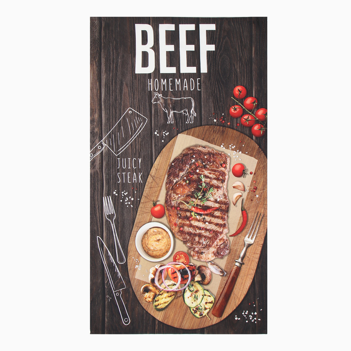 Набор полотенец "Этель" Meat dish 4 шт, 100% хлопок