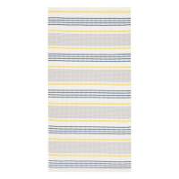 Полотенце вафельное Этель "Waffle" 70х140 см, цвет желто-синий, 100% хлопок, 280 гр/м2