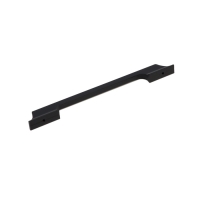 Ручка скоба CAPPIO, алюминий, м/о 192 мм, цвет черный с серой вставкой Ручка скоба CAPPIO, алюминий, м/о 192 мм, цвет черный с серой вставкой