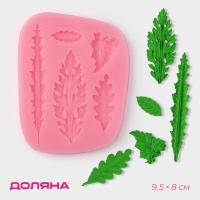 Молд Доляна «Гербарий», силикон, 9,5×8×0,8 см, цвет МИКС Молд Доляна «Гербарий», силикон, 9,5×8×0,8 см, цвет МИКС