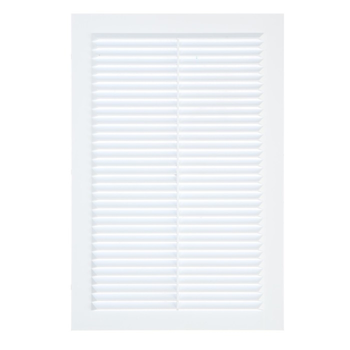 Решетка вентиляционная "КосмоВент" Л200, 200 х 300 мм, с сеткой, неразъемная