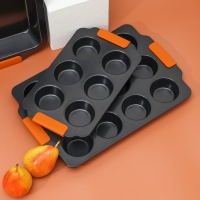 Форма для выпечки Magistro «French Bakery. Круг», 30,5×18×3 см, 6 ячеек, антипригарное покрытие Форма для выпечки Magistro «French Bakery. Круг», 30,5×18×3 см, 6 ячеек, антипригарное покрытие