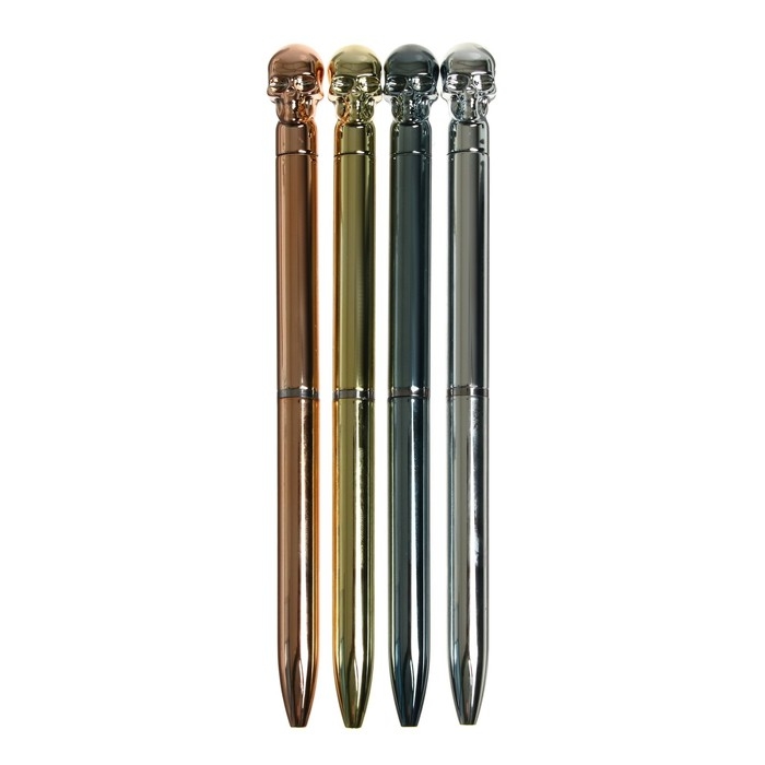 Ручка-прикол Calligrata Ручка-прикол Calligrata "Череп", шариковая, МИКС