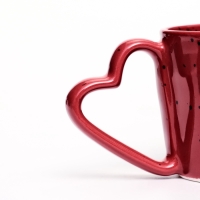 Кружка керамическая Дорого внимание &laquo;С любовью для тебя&raquo;, 280 мл, красная