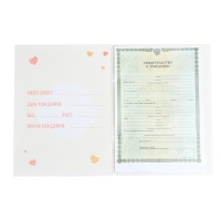 Папка для свидетельства о рождении «Медвежонок», 23,5 х 31,5 см. Папка для свидетельства о рождении «Медвежонок», 23,5 х 31,5 см.