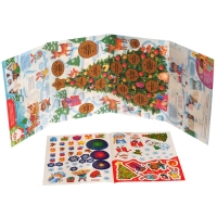 Новый год! Книжка со скретч-слоем и многоразовыми наклейками «Новогодние задания» Новый год! Книжка со скретч-слоем и многоразовыми наклейками «Новогодние задания»