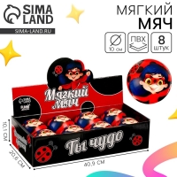 Мяч детский мягкий «Ты-чудо» 10 см , в шоубоксе Мяч детский мягкий «Ты-чудо» 10 см , в шоубоксе