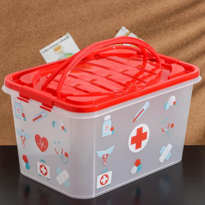 Аптечка «Доктор+», 15 л, прямоугольная Аптечка «Доктор+», 15 л, прямоугольная