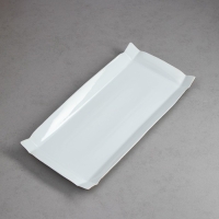 Селедочница Kabab Platter, большая, 45,5&times;23&times;3,5 см, золотая обводка, фарфор, Иран