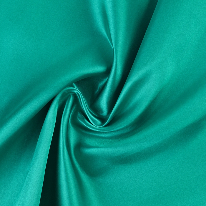 Лоскут для рукоделия, атлас, зелёный 50 &times; 75 см