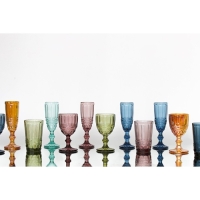 Бокал для вина стеклянный «Ла-Манш», 250 мл, 8×15,5 см, цвет зелёный Бокал для вина стеклянный «Ла-Манш», 250 мл, 8×15,5 см, цвет зелёный