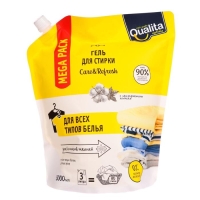 Жидкое средство для стирки Qualita, гель, универсальное, 3 л Жидкое средство для стирки Qualita, гель, универсальное, 3 л