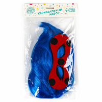 Карнавальный набор &laquo;Леди Баг&raquo; маска, парик