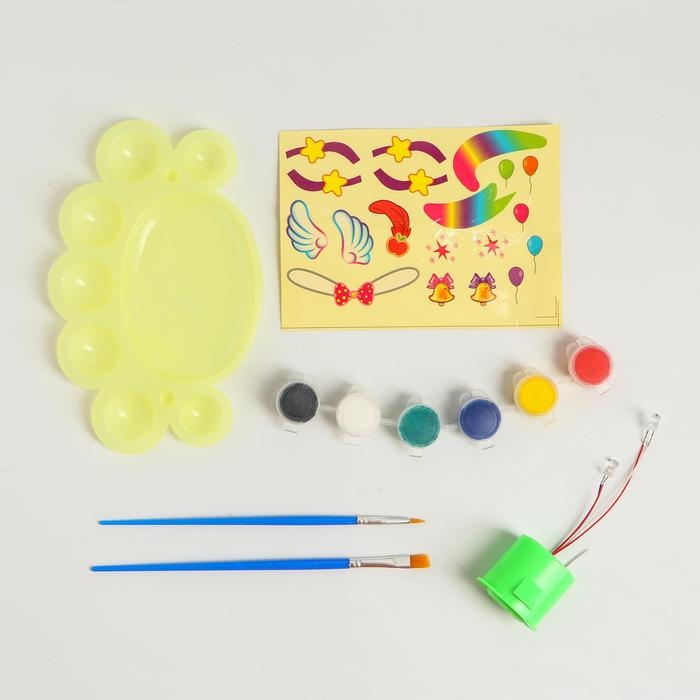 Набор для творчества «Раскрась пони», поёт и светится цвета, в пакете, МИКС Набор для творчества «Раскрась пони», поёт и светится цвета, в пакете, МИКС