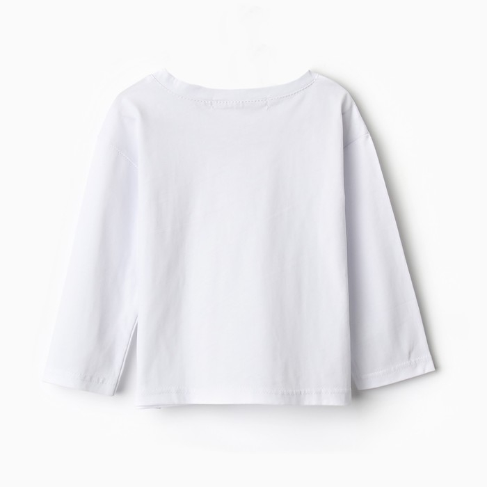 Лонгслив детский KAFTAN, р. 30 (98-104 см), белый