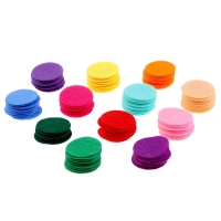 Диски фетровые для творчества и декора &laquo;Кружочки&raquo;, 250 шт., размер 1 шт. &mdash; 2,5 см, цвет МИКС