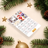 Набор новогодних, змея, магнитов-календарей "С Новым Годом!" символ года, 11 х 9 см Набор новогодних, змея, магнитов-календарей "С Новым Годом!" символ года, 11 х 9 см