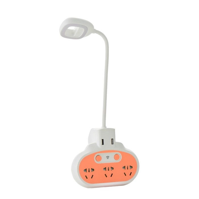 Бра с розетками Бра с розетками "Модерни" LED 5Вт бело-оранжевый 15,5х3,4х42 см