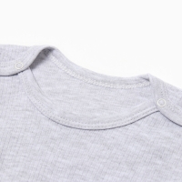 Боди детский, цвет серый, рост 74 см