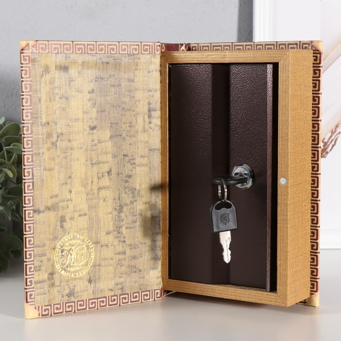 Сейф-книга дерево кожзам Сейф-книга дерево кожзам "Антология мысли. Основы философии" 21х13х5 см