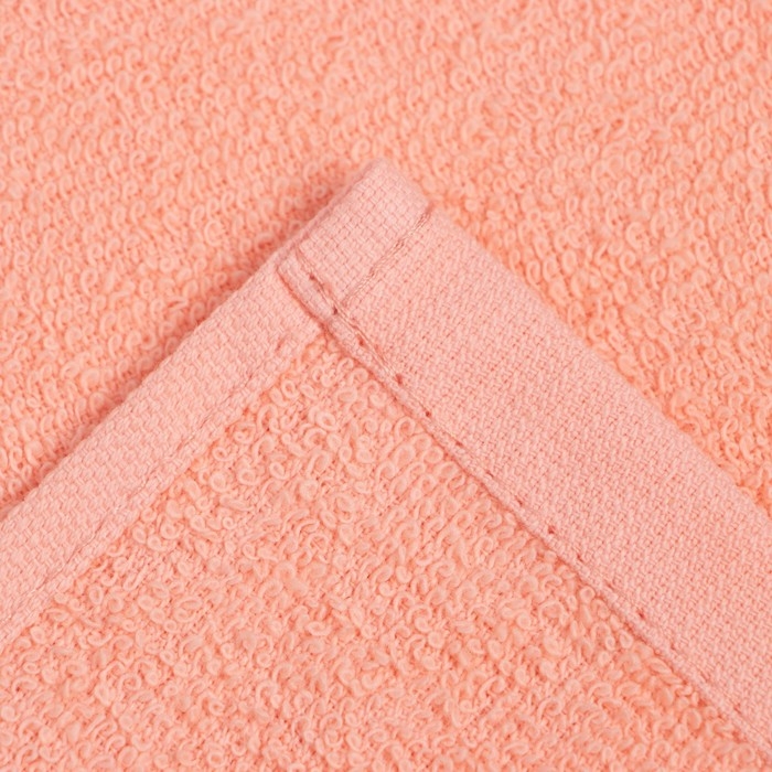 Полотенце  махровое Экономь и Я 70*130 см, цв. персиковый, 100% хлопок, 350 гр/м2