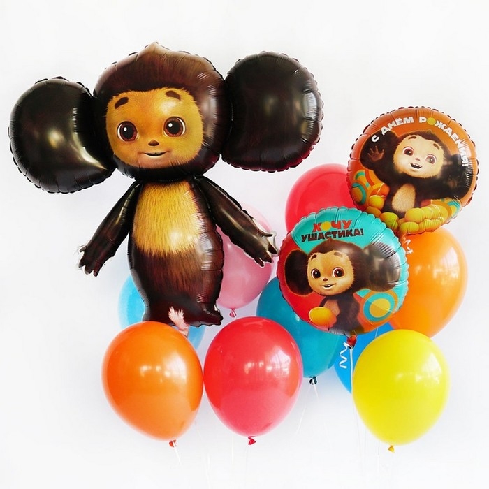 Шар фольгированный 18" &laquo;Чебурашка&raquo;, круг