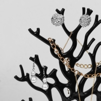 Подставка для украшений «Дерево», 24×12×30 см, цвет чёрный Подставка для украшений «Дерево», 24×12×30 см, цвет чёрный