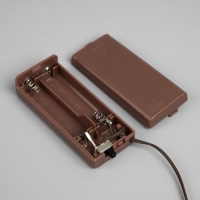 Светодиодная ветка 70 см, 20 LED, коричневая, AAх2 (не в комплекте), свечение мульти