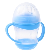 Поильник- непроливайка, антиколиковый, с силиконовым носиком, с ручками, МИКС Поильник- непроливайка, антиколиковый, с силиконовым носиком, с ручками, МИКС