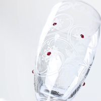 Мини-бар "Стразы" барная стойка, 6 бокалов/стопок Мини-бар "Стразы" барная стойка, 6 бокалов/стопок