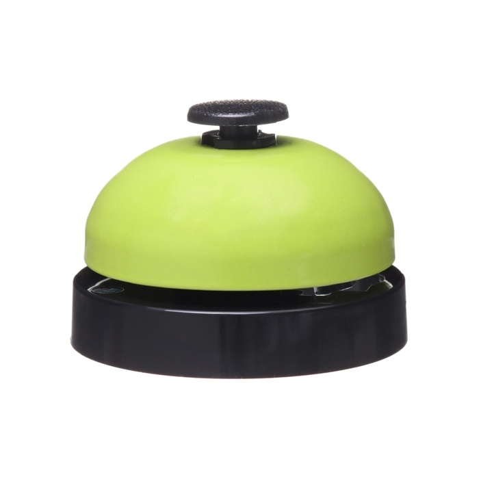 Звонок настольный 6.5 х 4.5 см, зелёный