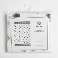 Скатерть "Этель" Happy New Year 149х110см с ГМВО, 100%хл, 190г/м2 Скатерть "Этель" Happy New Year 149х110см с ГМВО, 100%хл, 190г/м2