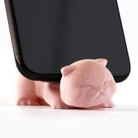 Подставка для телефона &laquo;Котик&raquo;, розовая, 6,5 х 5 см