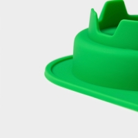 Форма для выпечки новогодняя Доляна &laquo;Новогодний набор&raquo;, силикон, 20,5&times;22&times;3,5 см, 6 ячеек, цвет зелёный