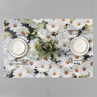 Салфетка сервировочная на стол &laquo;Ромашки&raquo;, 60&times;90 см