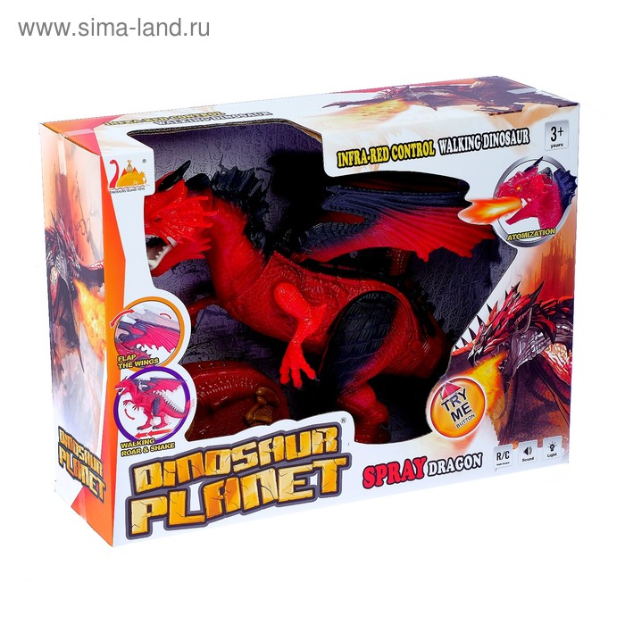 Дракон радиоуправляемый, эффект дыма, световые и звуковые эффекты Дракон радиоуправляемый, эффект дыма, световые и звуковые эффекты