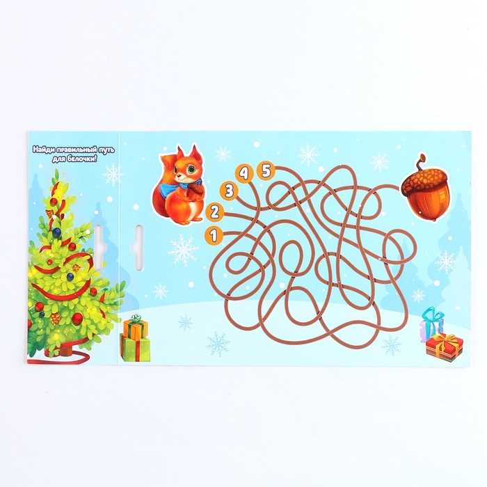 Аппликация из фетра на новый год &laquo;Пингвин в шапочке&raquo;, новогодний набор для творчества