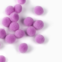 Набор текстильных деталей для декора. Помпоны для творчества &laquo;Сиреневые&raquo;, 55 гр