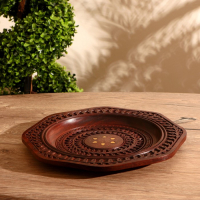 Блюдо "Ветвь" дерево 30,5х30,5х2,5 см МИКС Блюдо "Ветвь" дерево 30,5х30,5х2,5 см МИКС