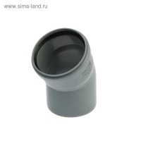 Отвод канализационный FLEXTRON, внутренний, 110 мм, 30&deg;