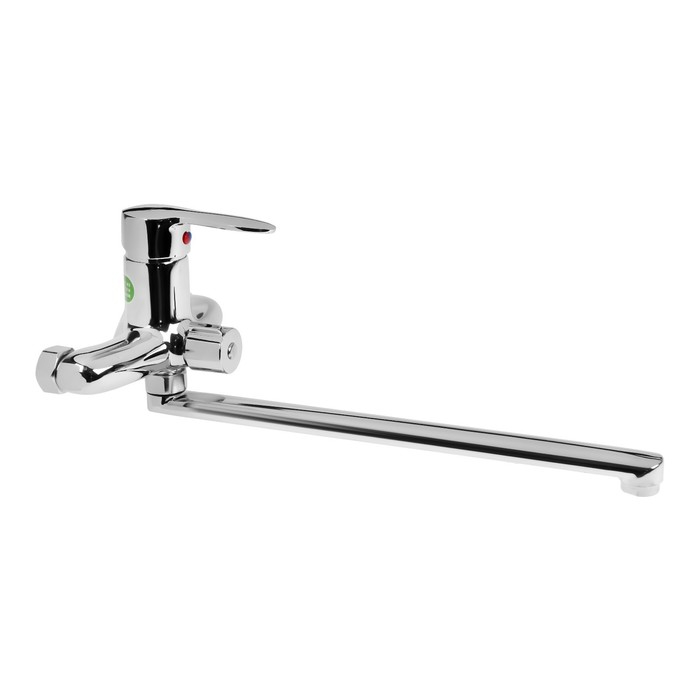 Смеситель для ванной Juguni однорычажный с душем, прямой излив Смеситель для ванной Juguni однорычажный с душем, прямой излив