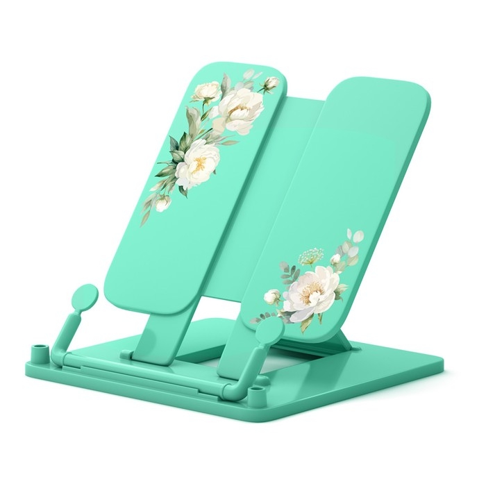 Подставка для книг ErichKrause Подставка для книг ErichKrause "Pastel Bloom", пластиковая, зеленая