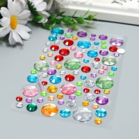 Наклейка пластик "Самоцветы" МИКС 23х9,5 см Наклейка пластик "Самоцветы" МИКС 23х9,5 см