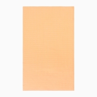 Набор кухонных полотенец Доляна, цвет коралловый, 35х60см-2шт, 100% хл, вафля, 220 гр/м2