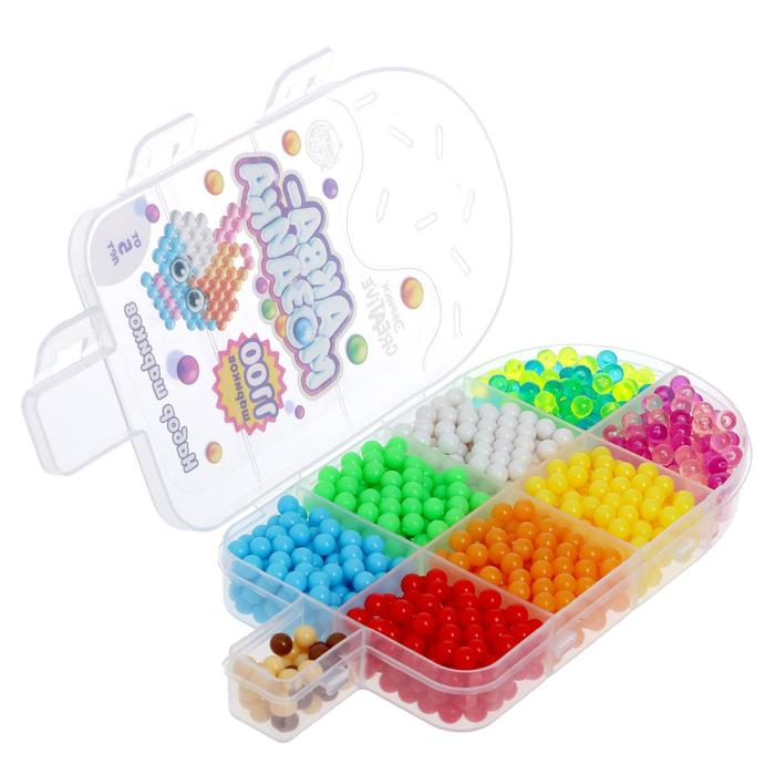 Набор шариков для аквамозаики &laquo;Мороженка&raquo;, 1100 шариков